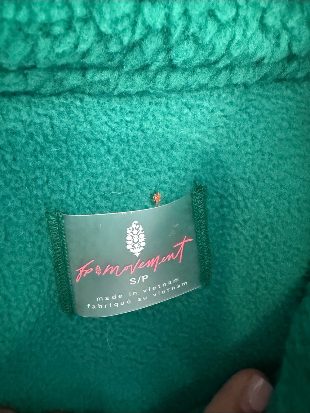 FP Movement Hit the Slopes Fleece Jacket Green Size Small NWOT - Picture 10 of 16